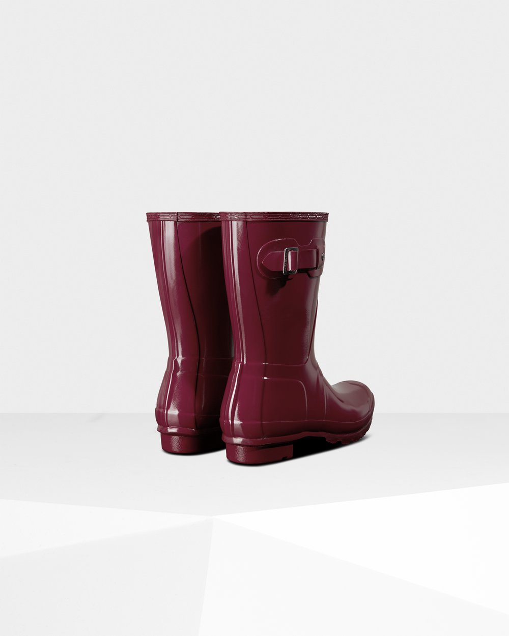 Hunter Mujer Original Gloss - Botas de Lluvia Rojas - 329-FODTHP